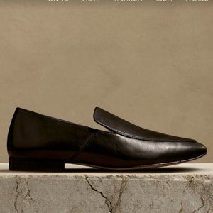 NEW! Banana Republic Luz Loafer, Size 9.5, black leather